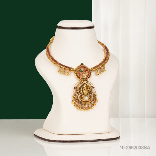 AISHWARYA NAKSHI KUNDAN LAKSHMI KANTI NECKLACE
