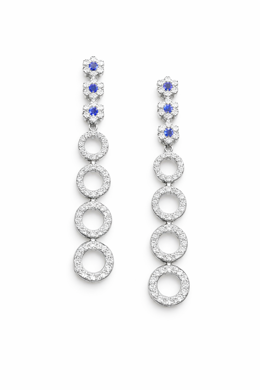 MAGIC CONSTELLATION SILVER NECKLACE AND EARRINGS SET