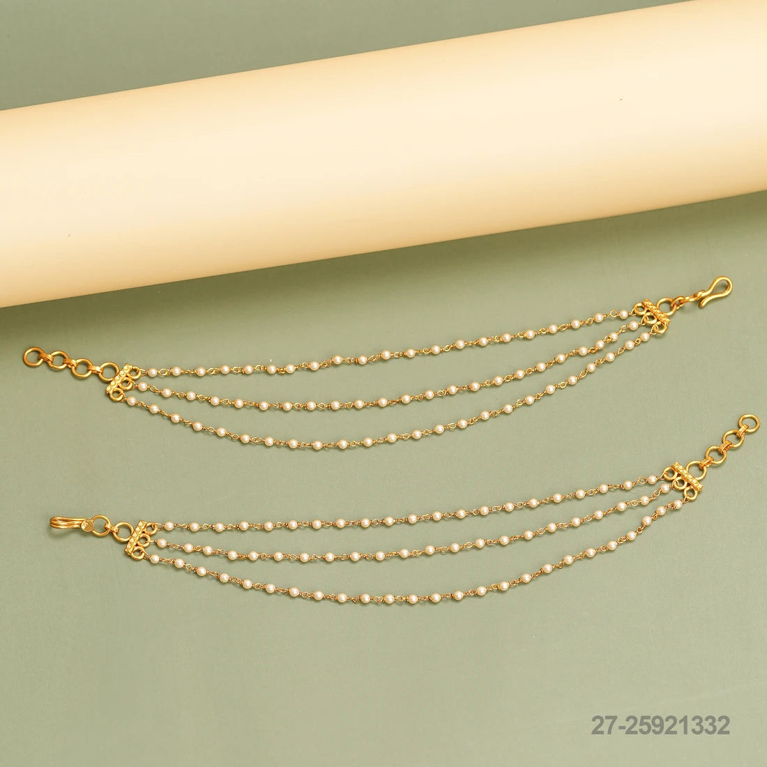 KOUMUDHI PEARL DESIGN HAIR MAATAL OR CHAMPASWARALU