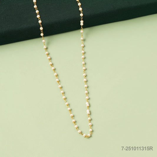 SATYA SIMPLE PEARL CHAIN OR MALA