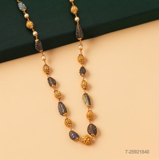 ANJALI NAKSHI PEARL AND RUSSIAN BEADS MALA