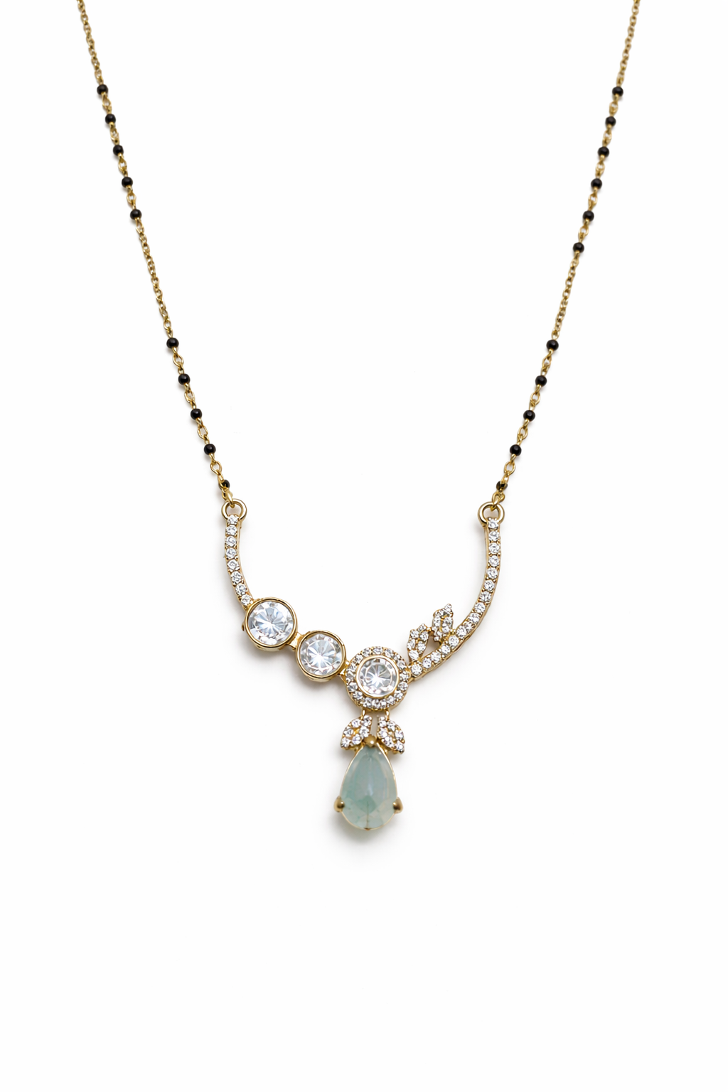GOLDEN DREAMS GOLD PLATED SILVER MANGALSUTRA