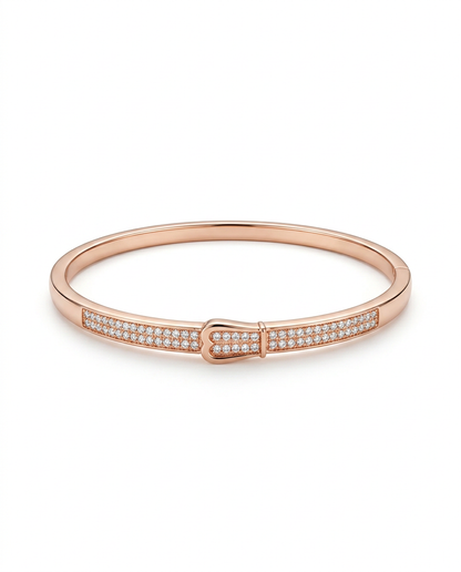 ROSE GOLD STYLISH BRACELET MADE WITH 92.5 SILVER