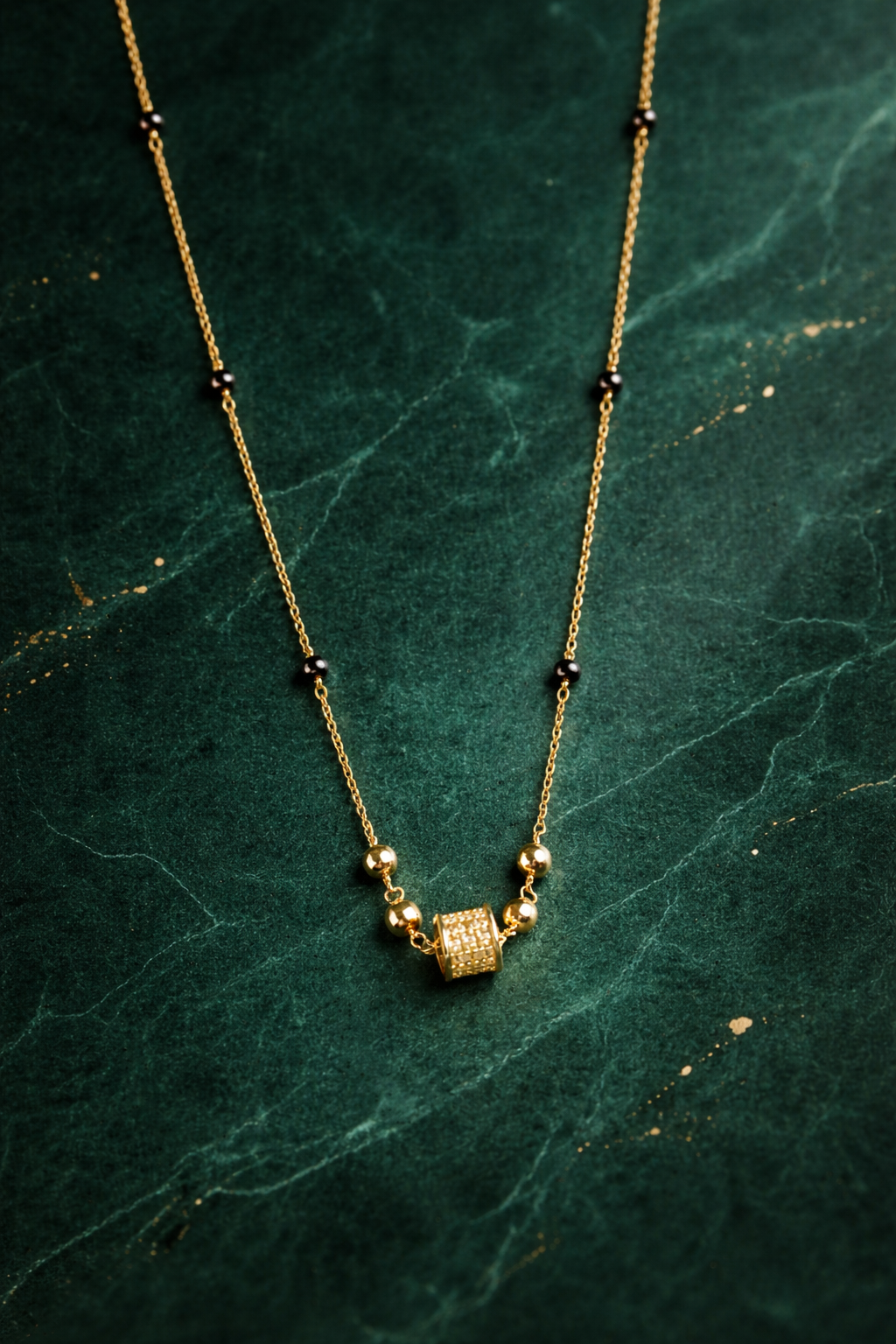 WEDDING BOND GOLD PLATED SILVER MANGALSUTRA