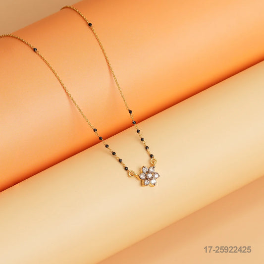 ASWINI CZ FLORAL DESIGN MANGALSUTRA
