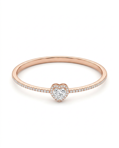 ROSE GOLD HEART BRACELET