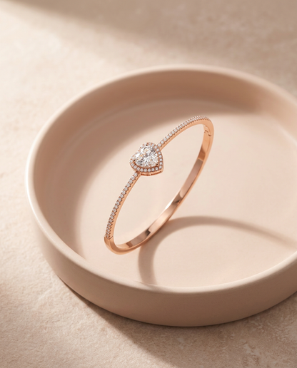 ROSE GOLD HEART BRACELET