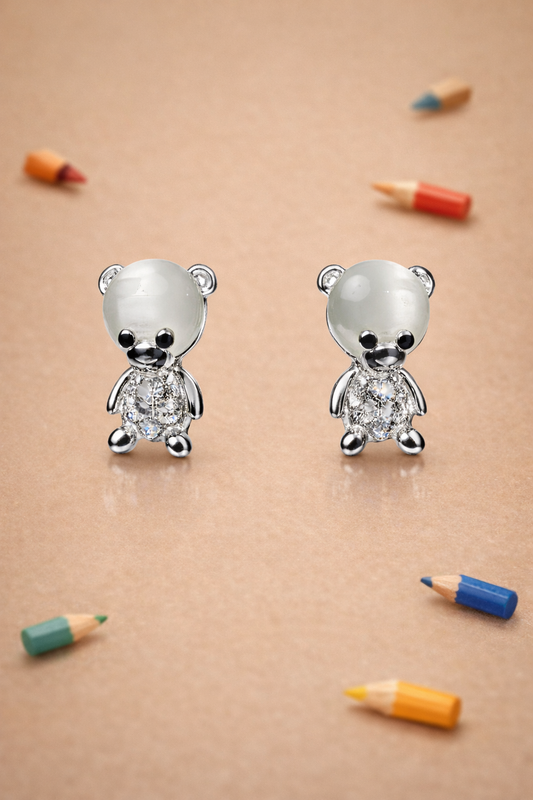 CUDDLE BEAR EARRINGS