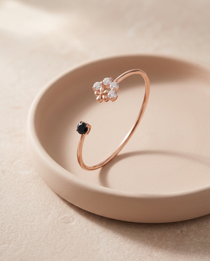 ROSE GOLD BLUE SHINE BRACELET MADE OF 92.5 SILVER