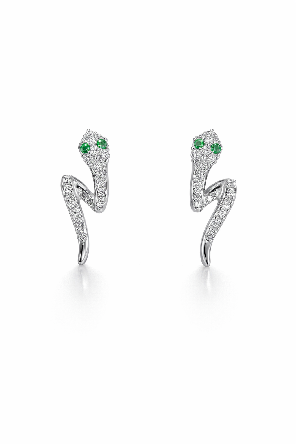 SERPENTINE SILVER EARRINGS