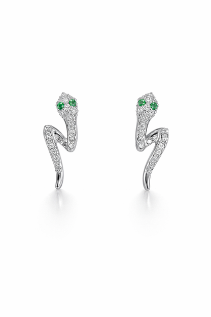 SERPENTINE SILVER EARRINGS