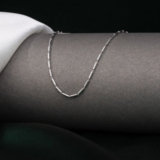 CLASSIC SNAKE CHAIN IN SILVER FOR PENDANTS & DAILY WEAR