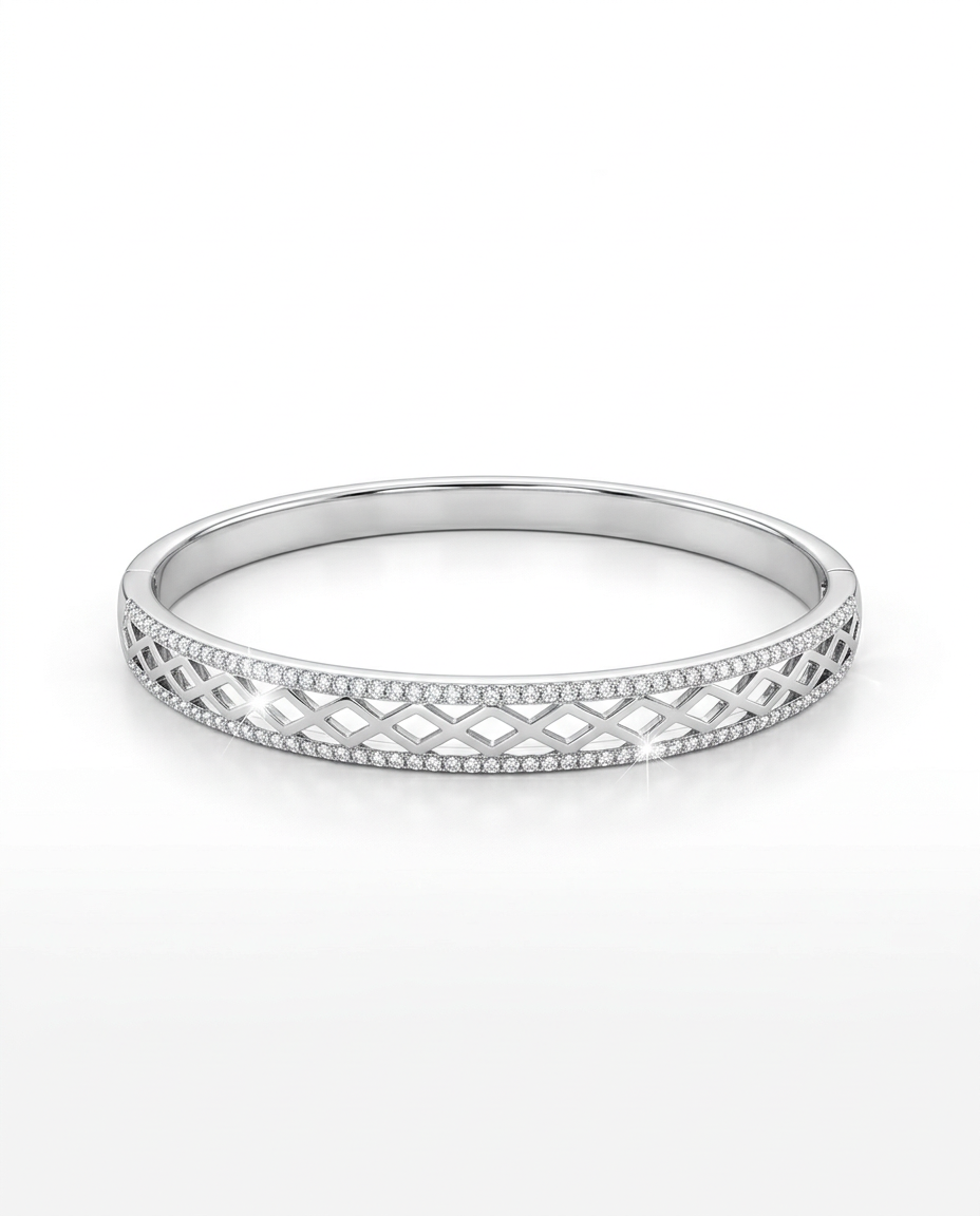 SILVER CLASSIC TEXTURE BRACELET