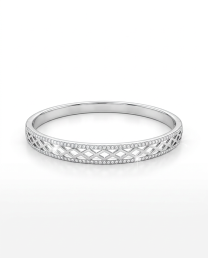 SILVER CLASSIC TEXTURE BRACELET