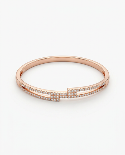 ROSE GOLD FOREVER YOU BRACELET MADE IN 92.5 SILVER