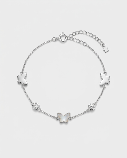 SILVER BUTTERFLY BRACELET