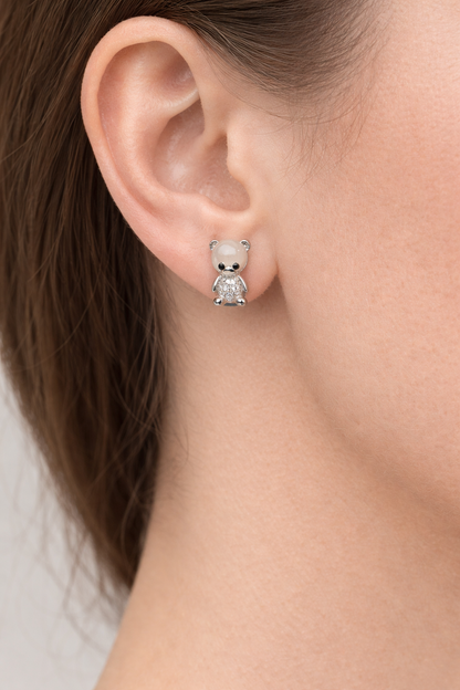 CUDDLE BEAR EARRINGS