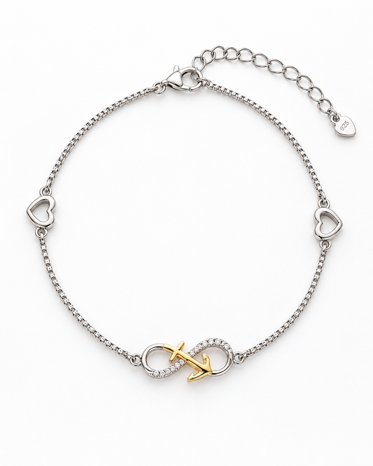 SILVER INFINITY BRACELET