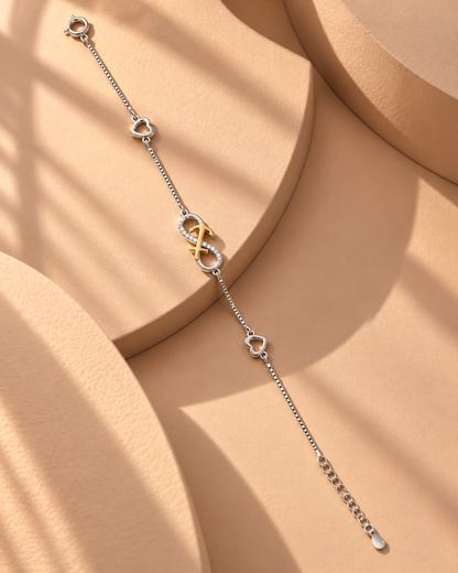 SILVER INFINITY BRACELET