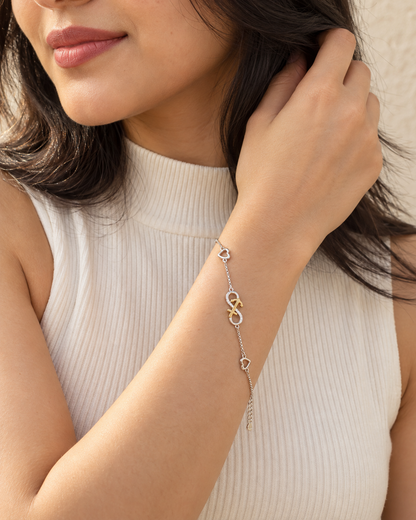 SILVER INFINITY BRACELET