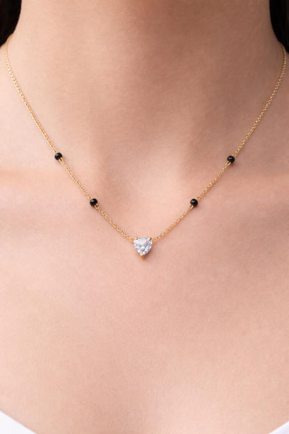 GOLDEN SHINE GOLD PLATED SILVER MANGALSUTRA