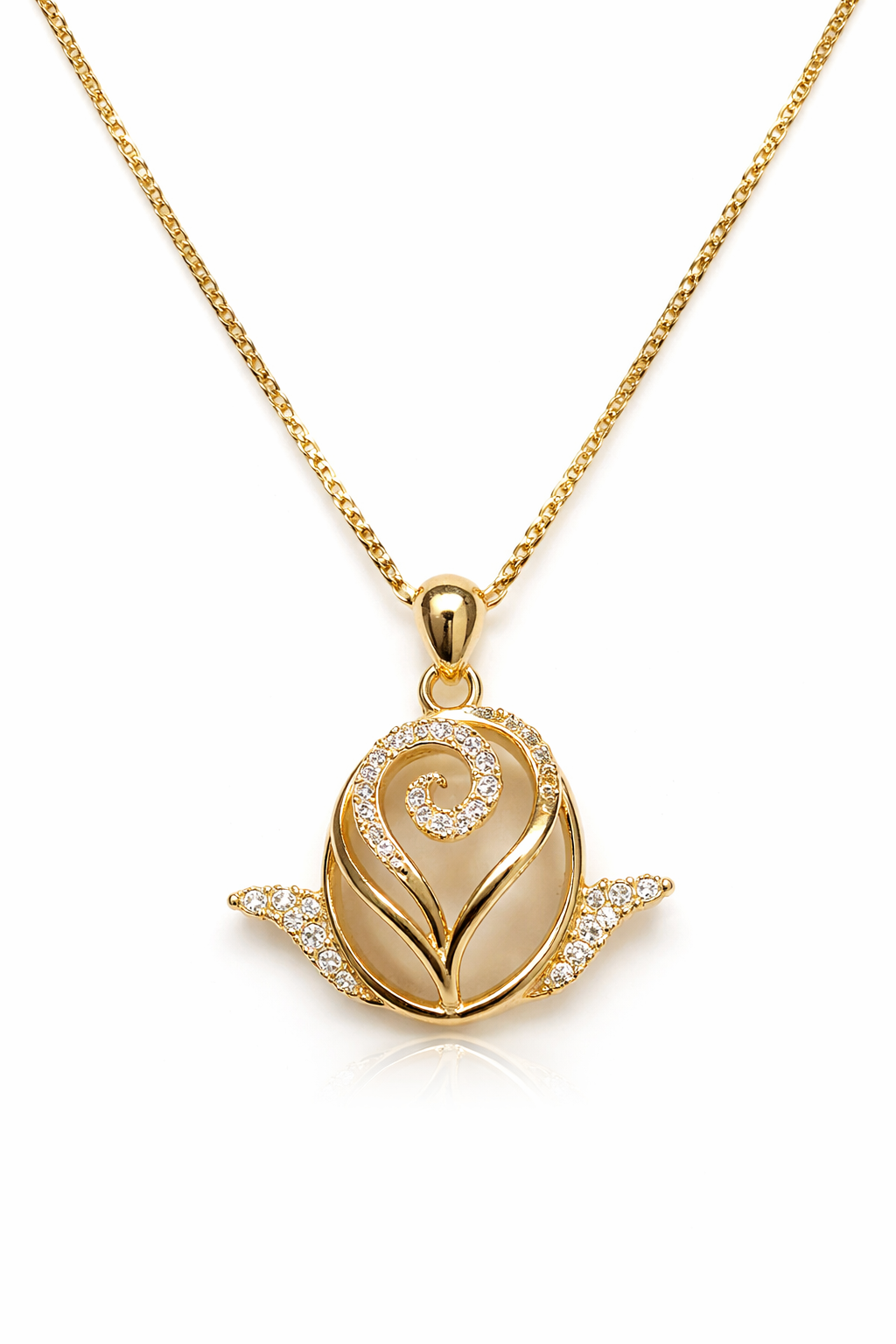 DARLING’S ROSE GOLD PLATED SILVER NECKLACE