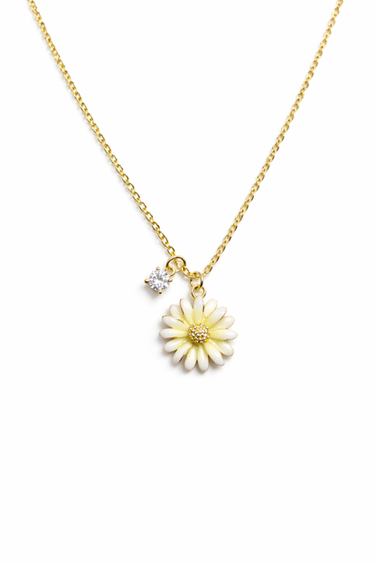 DAISY DREAM GOLD PLATED SILVER NECKLACE