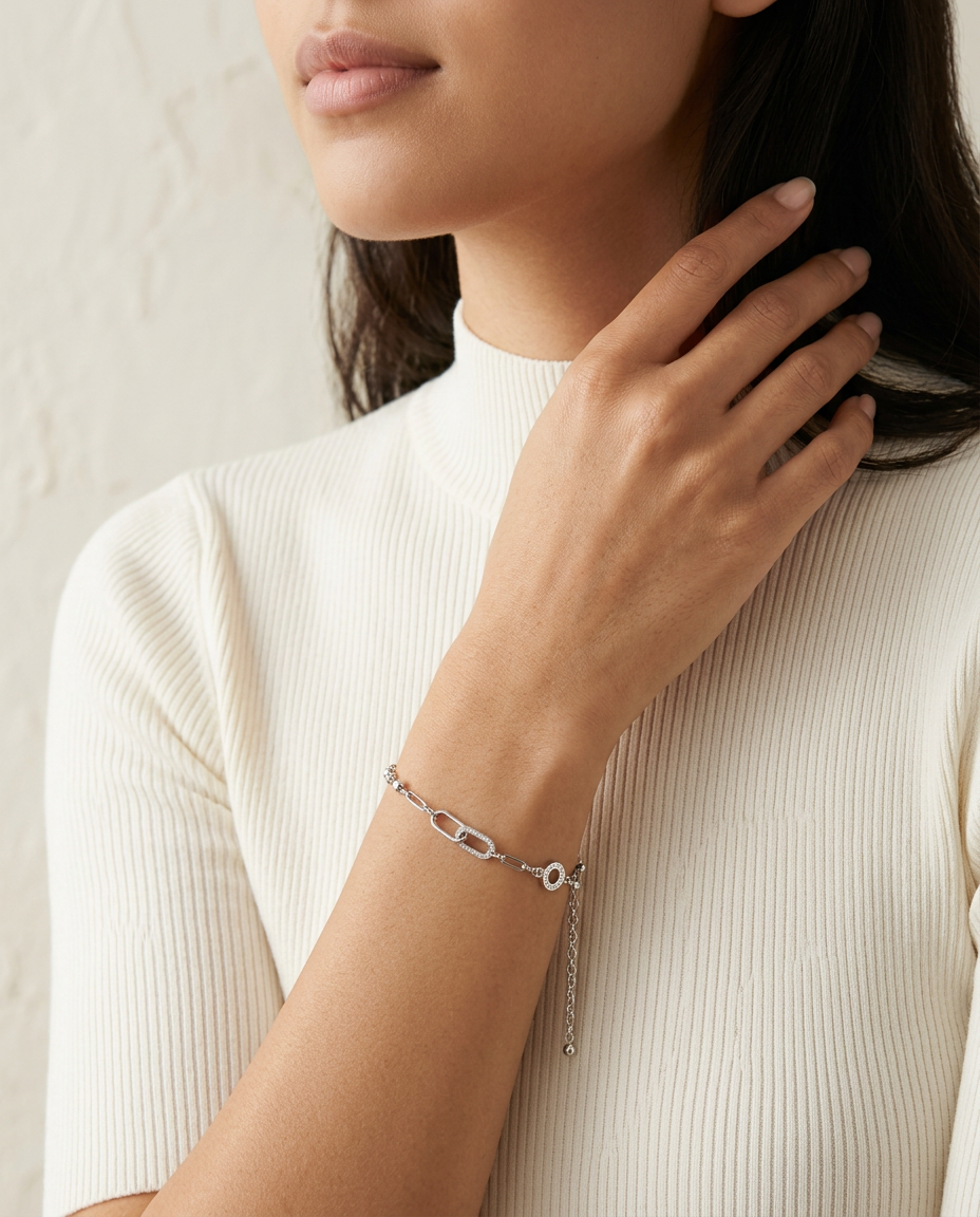 SILVER DIVA BRACELET