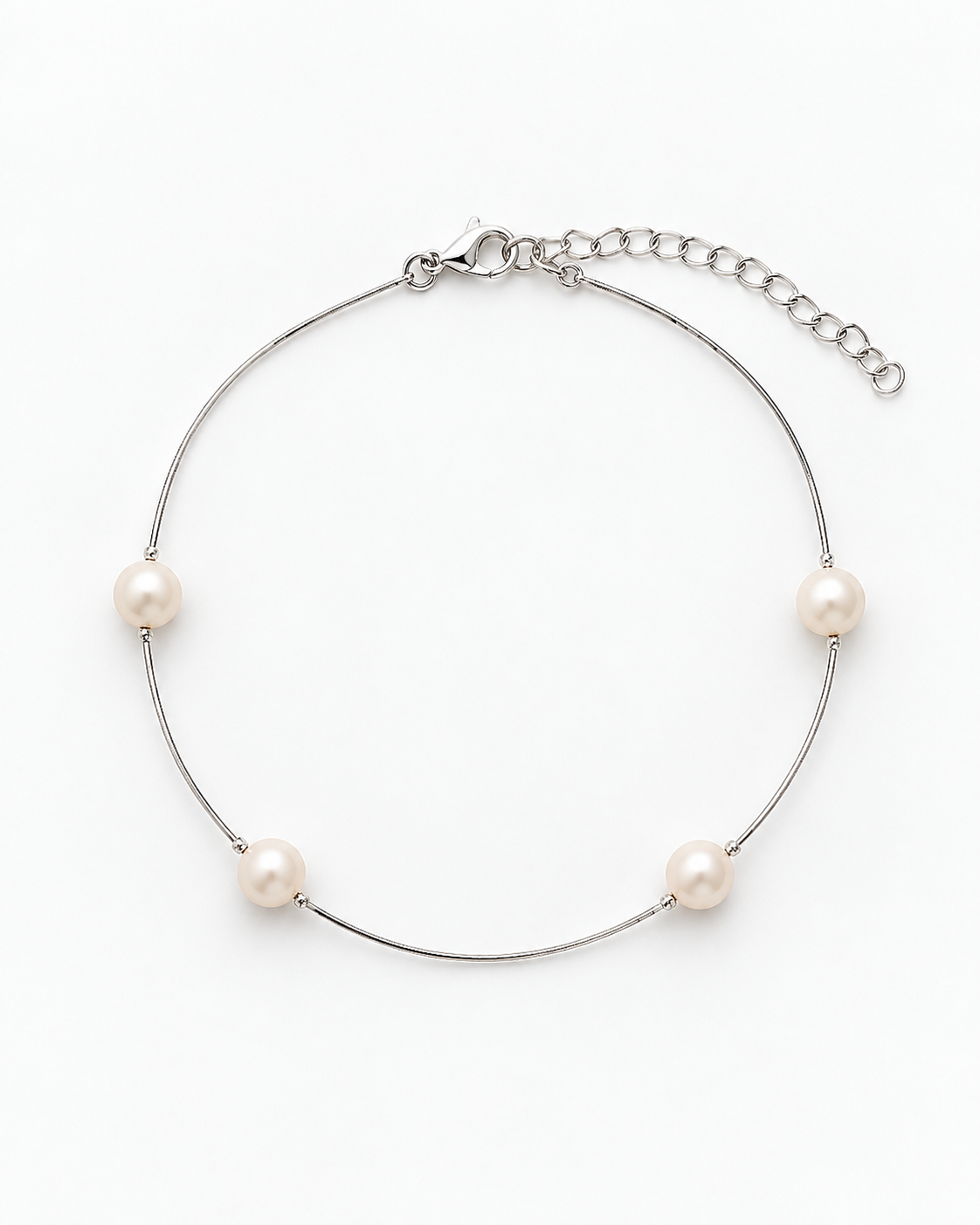 SILVER PEARL BRACELET