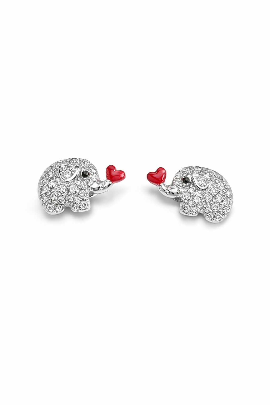 ELEPHANT LOVE SILVER EARRINGS