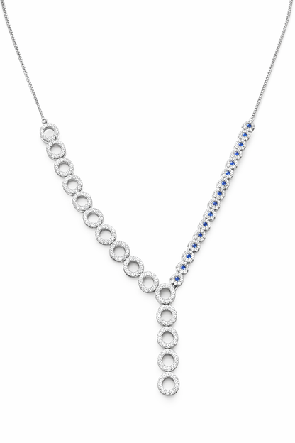 MAGIC CONSTELLATION SILVER NECKLACE AND EARRINGS SET
